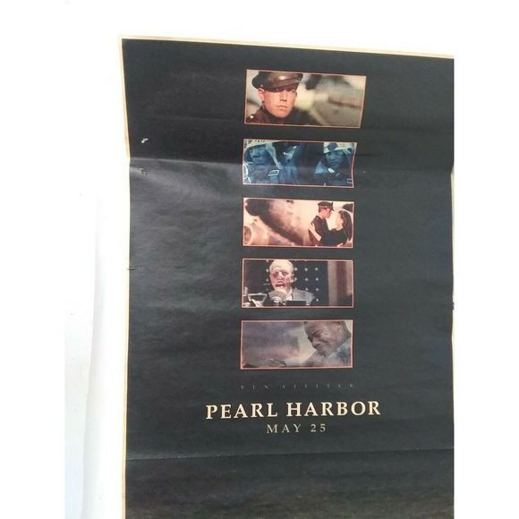 Pearl Harbor 2 sided Advertisement Ad Poster Airplane War Plane Aircraft Movie - Picture 3 of 6